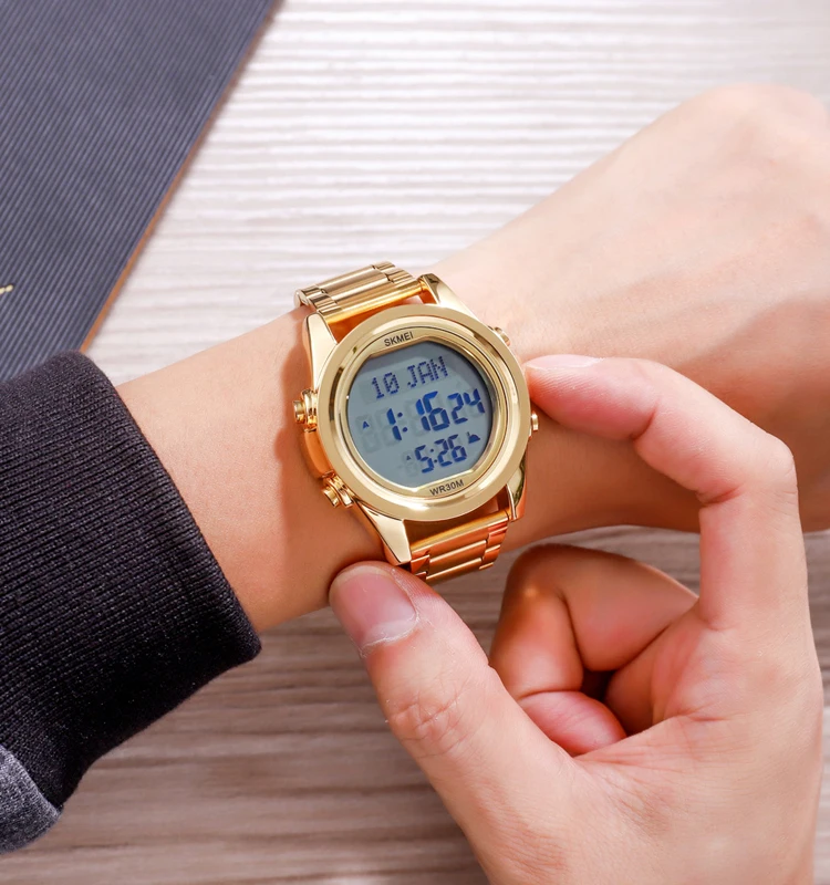 SKMEI 1667 Quartz Men Luxury Fashion Watch Smartwatch Led High Quality Digital Watch