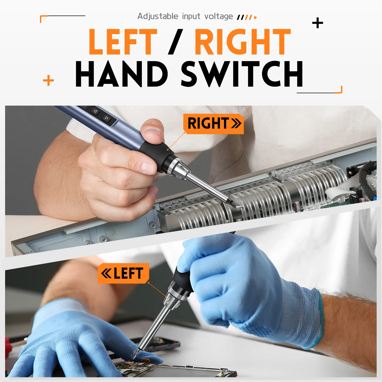 FNIRSI HS-01  mini soldering station digital thermostatic soldering iron