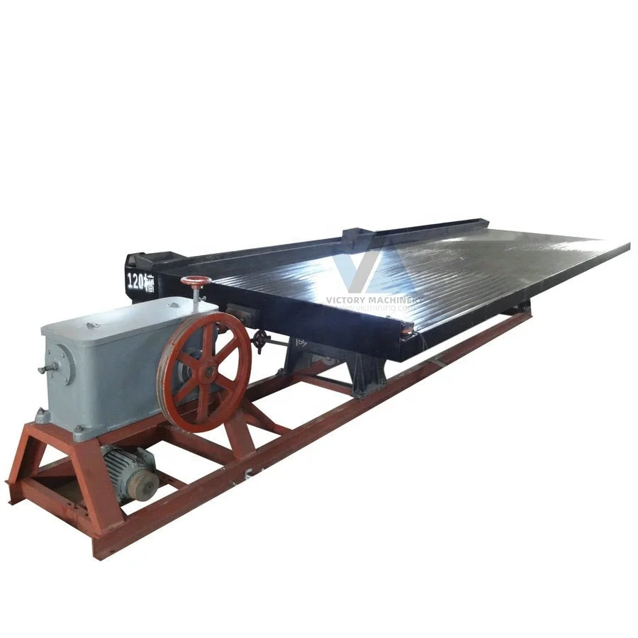 Victory shaking table 6S model mining separation machinery shaking table gold mine and ore stone machine