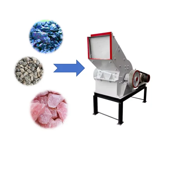 Factory Wholesale Black Steel Large Caliber Crusher Hard Rock Crusher Heavy Duty Hammer Crusher