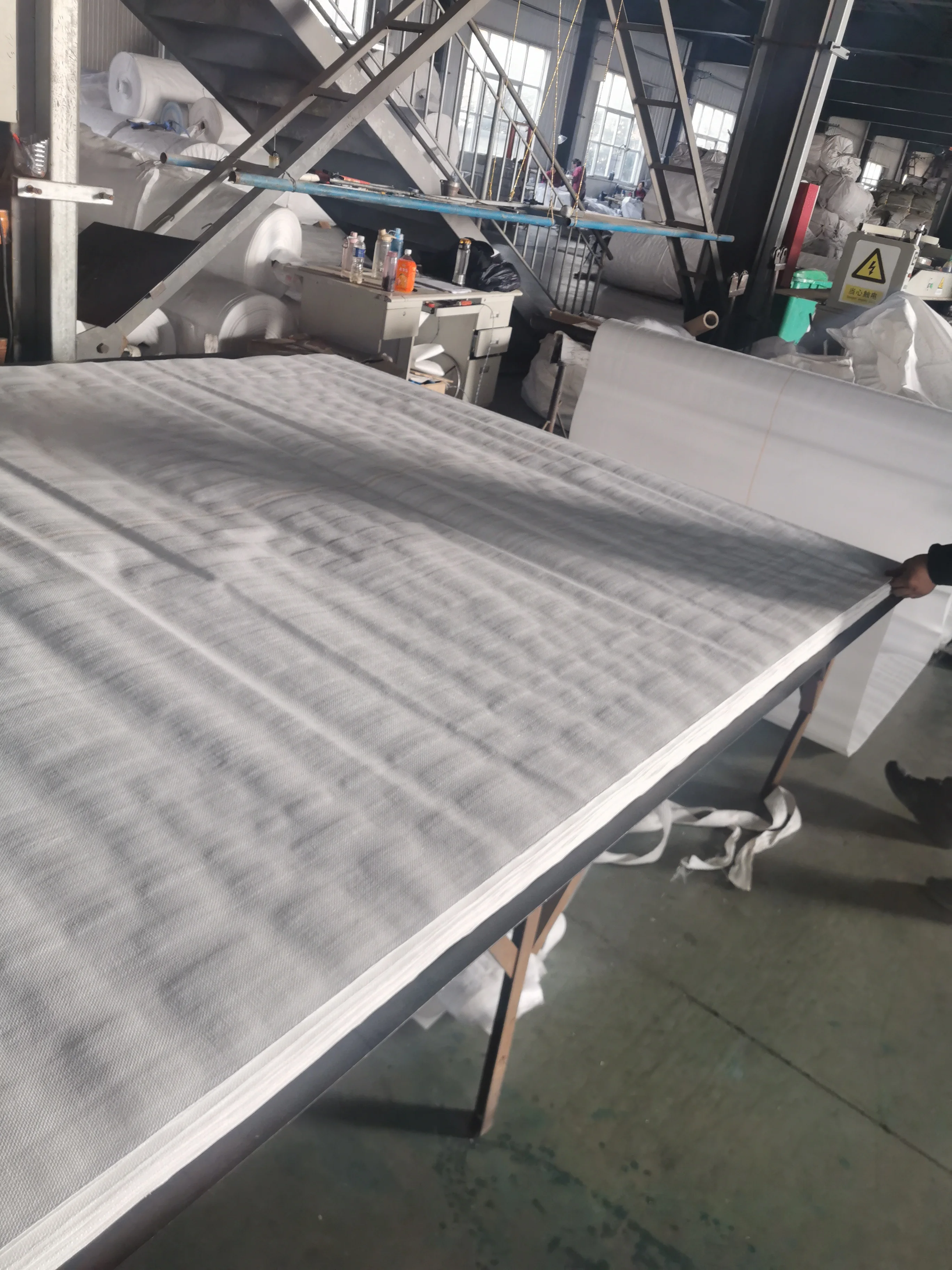 GRS CE Certified Factory 100% Virgin PP Coated White Raffia Polypropylene Woven Fabric for FICB Bag