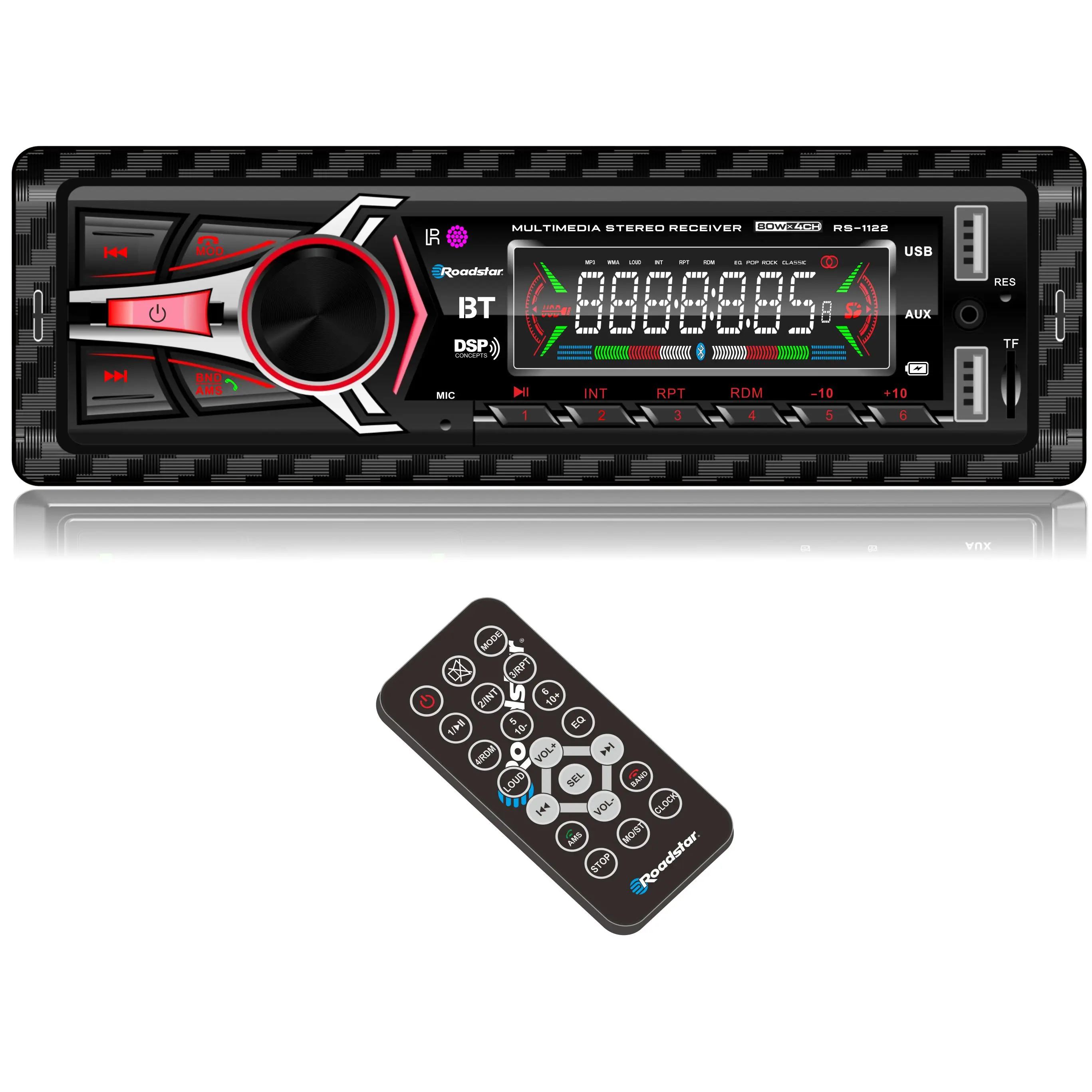 Automobile Radio Car MP3 Player with BT 2 USB APP Control