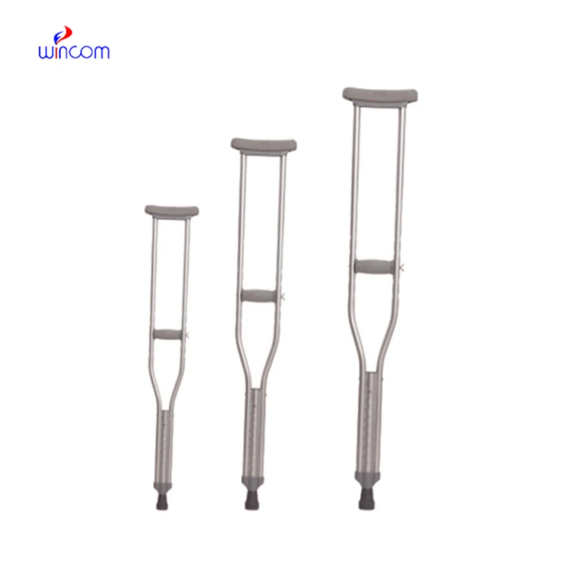 Medical Axillary Shock-absorbing Crutch Under Arm Hand Crutches Elderly Disabled Walking Crutch