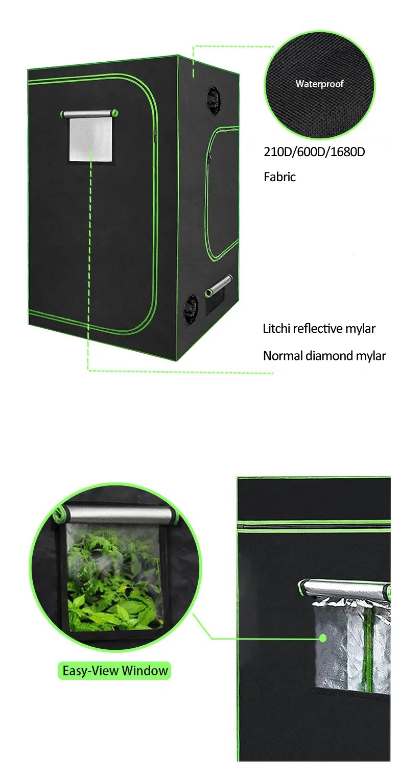 Wholesale Greenhouse Indoor Grow Tent Complete Kit With Led Grow Light Grow Tent Fan Filter Accessories