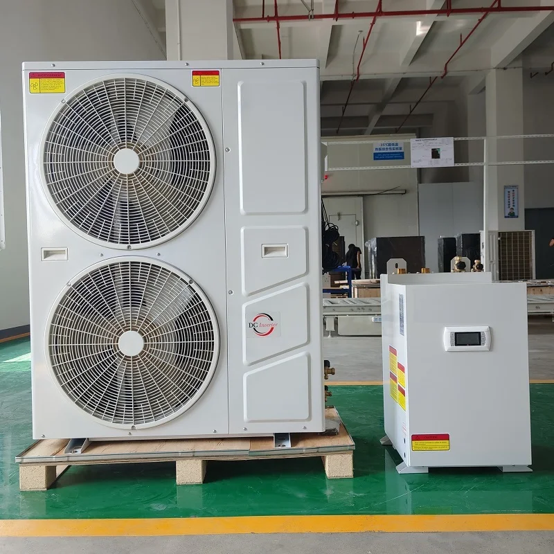 split air source dc inverter air to water R32 heat pump heating cooling for Europe with wifi control