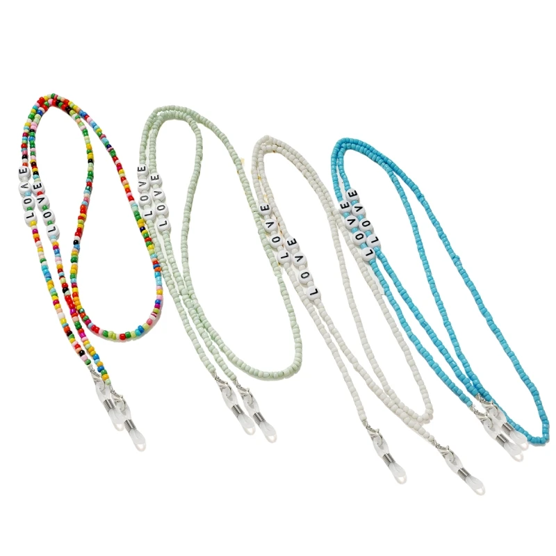 Colorful Beads Glasses Chain Anti-slip Reading Chain Sunglasses Chain