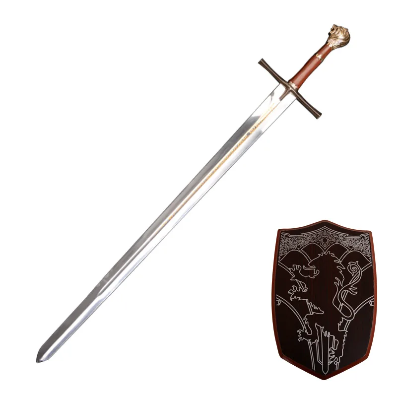 Hot Selling 116cm 2.25kg Lord of Ring Lion Head Sword For Cosplay Collection