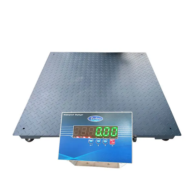 Factory Direct Sale Strong Thickened Patterned Carbon Steel Frameless Electronic Platform 3t Industry Digital Floor Scale