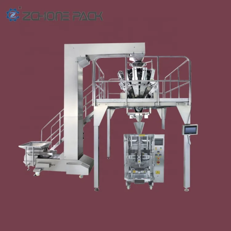 
ZCHONE Vertical granule plastic bag filling packing machine line 