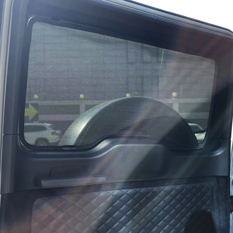 Vehicle Black Mesh Sunshade Car Side Window Curtain UV Protection Special Size Customized For BENZ A B C E ML S CLASS G550 G63