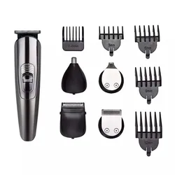Amazon Hot Sale Cordless Professional 6 In1 Multifunction Head/Nose/Ear Men Grooming Electric Hair Trimmer Set
