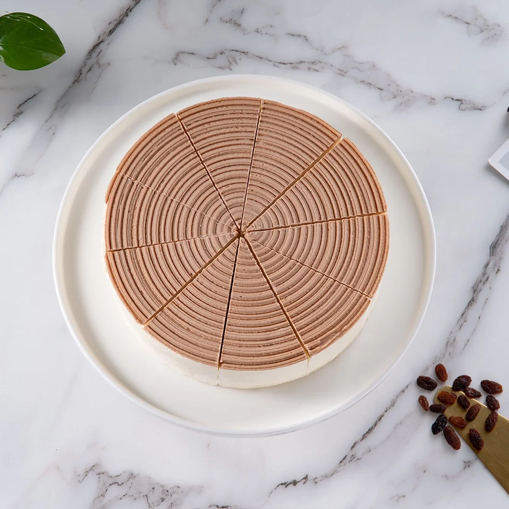 Delicious CAKE Chinese Brand Fulansweet Frozen Fresh CHESTNUT cake packed in Folding Flat Cardboard Easy to Defrost CHEESECAKE