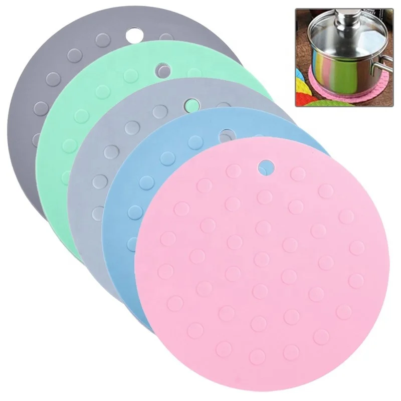 Оптовая продажа, индивидуальный силиконовый термостойкий нескользящий коврик для кастрюль и барбекю, силиконовый держатель для кастрюль, силиконовый коврик