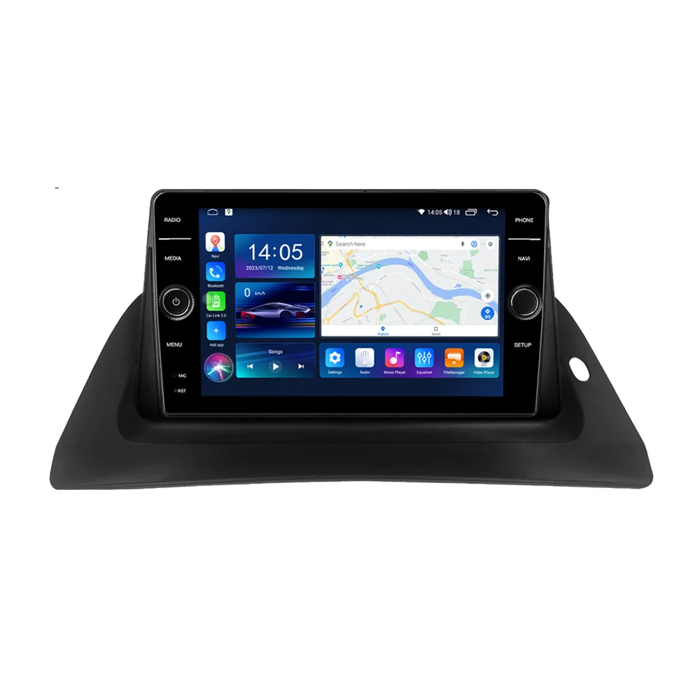 Android 9 inch Car Radio Player Multimedia Video WIFI 2 Din Car Audio Video Stereo Radio For Renault Megane 3 Fluence 2008-2014