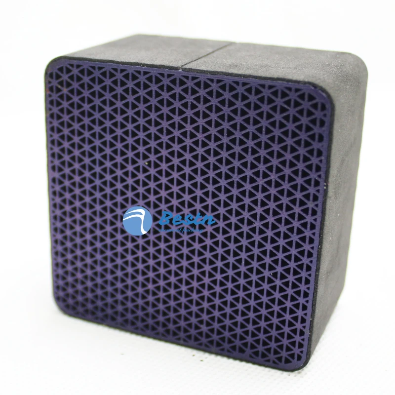 100X100X50mm 50x50x50mm Waterproof New Style Green Honeycomb Activated Carbon Cube for Deodorization and Air Purification