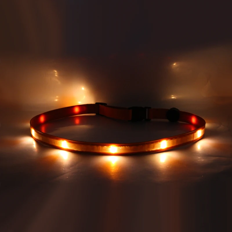 USB reflective lattice led waist band for men running in the dark