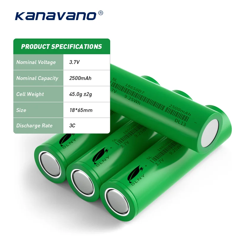 Wholesale rechargeable 18650 battery 3.7v 2500mah lithium ion batteries for electric bicycle