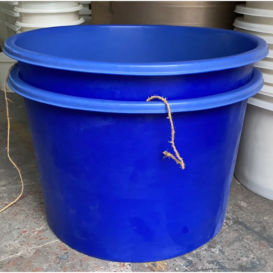 wholesale Plastic Pond Large Fish Tub Container Wholesale 300 Gallon Food Grade Pe Open Top and Round 1000 Liter