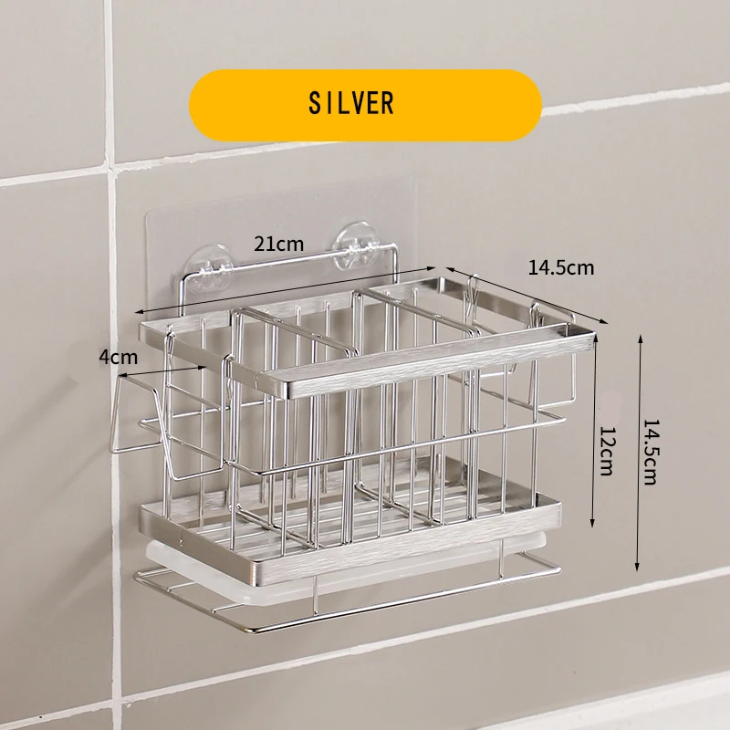 Basket wall of new stainless steel sponge drills water hangs type to receive wear kitchen things buy content to wear