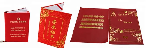 Hot Foil Machine Aluminum Gold Foil Printer Printing Machine Automatic Digital Hot Foil Stamping Machine for Sale