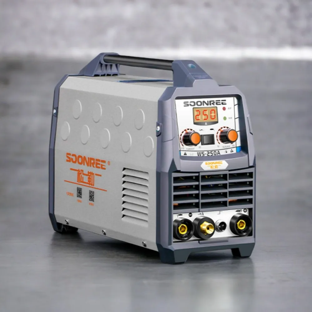AC220V WS-250A DC Inverter Multi-function Argon Arc Welder Electric Welder Gas/Electric Weld Dual Metal Welding Equipment