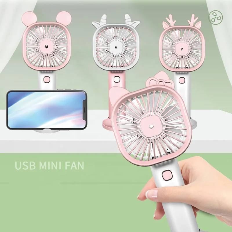 Mini portable hand held handheld fan cooling small usb rechargeable hanging neck standing electrical cute air cooler fans