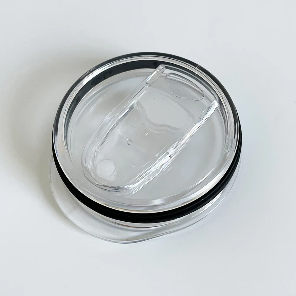 Replacement 20 oz skinny tumbler slider lid pack of 25 USA warehouse slide lid manufacturer 15oz 20oz straight tumbler lid