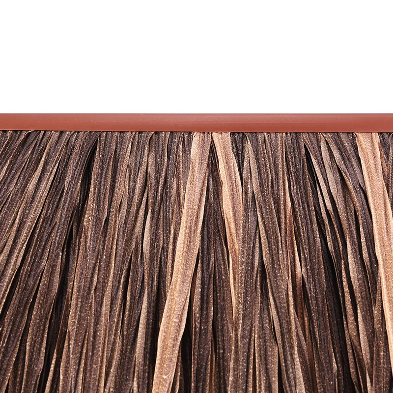 New Simulated Thatch Tile Roof Artificial Straw Fake Grass Flame Retardant and Anti-corrosion Plastic, Scenic Villa Decoration