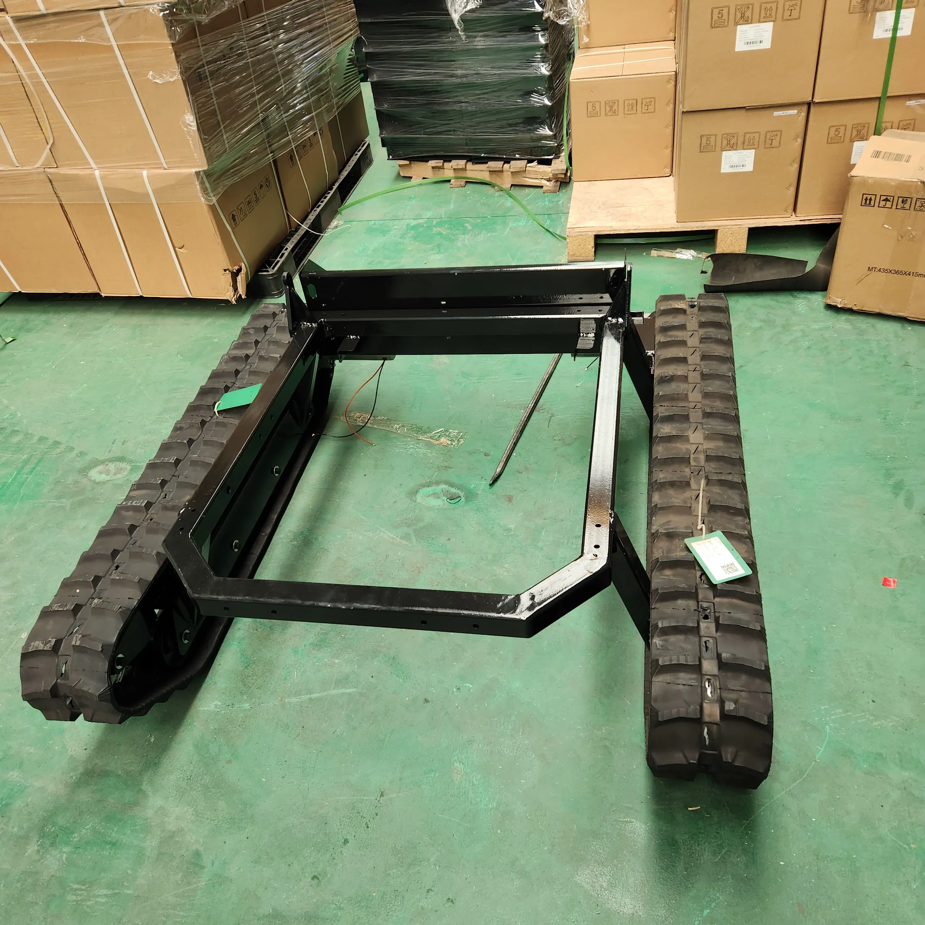 Hot Commodity Remote Control Smart Robot Tank Kit Rubber Crawler Track Chassis And Amphibious Undercarriage