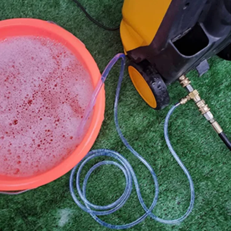 Pressure Washer Chemical Injector Kit Adjustable Soap Dispenser, 3/8 inch Quick Connect, 10 FT Siphon Hose