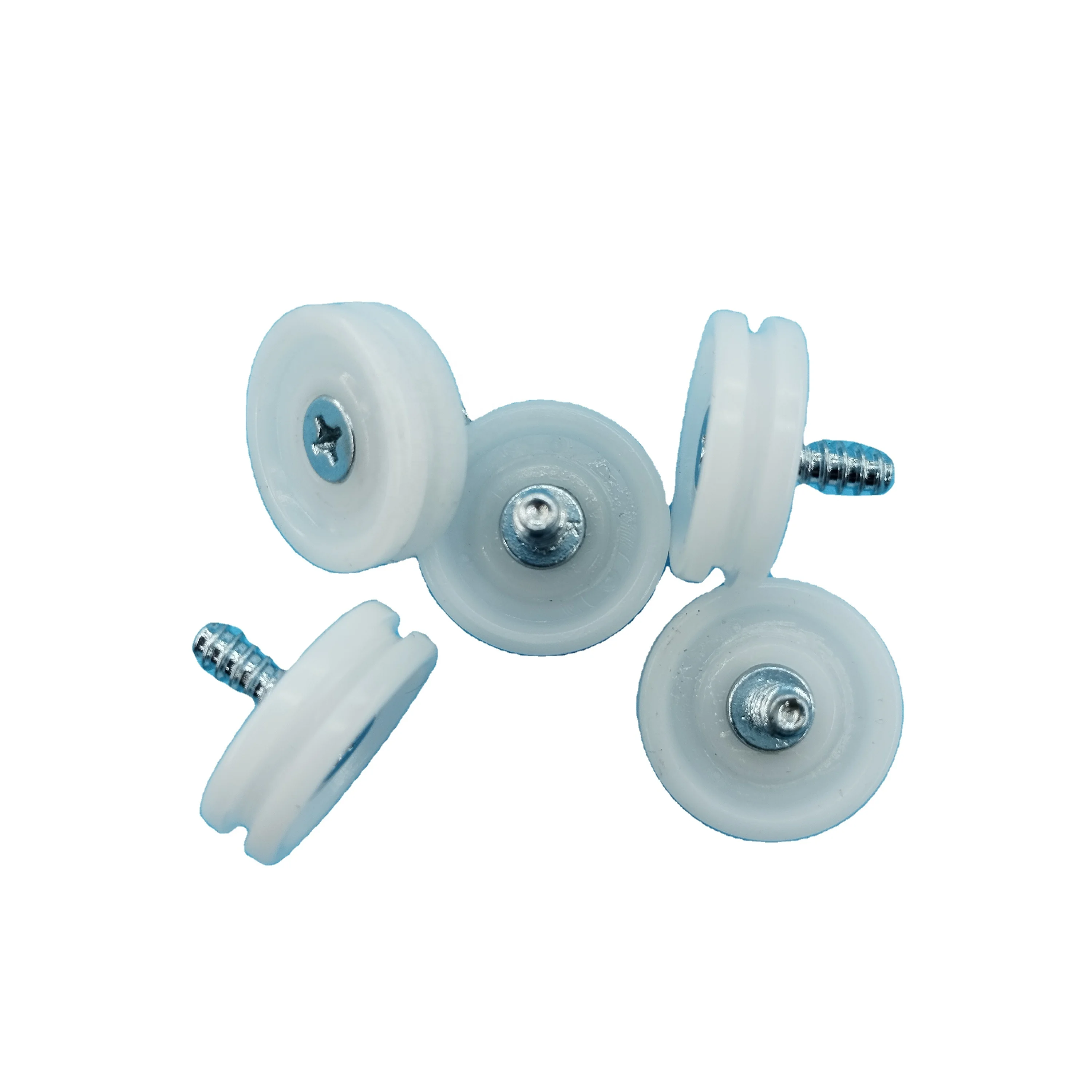 Best Selling M6 M4 Threaded Plastic POM Nylon Wheel Low Price Timing Type U/V Groove Bearing Puley Roller Guide OEM Customizable