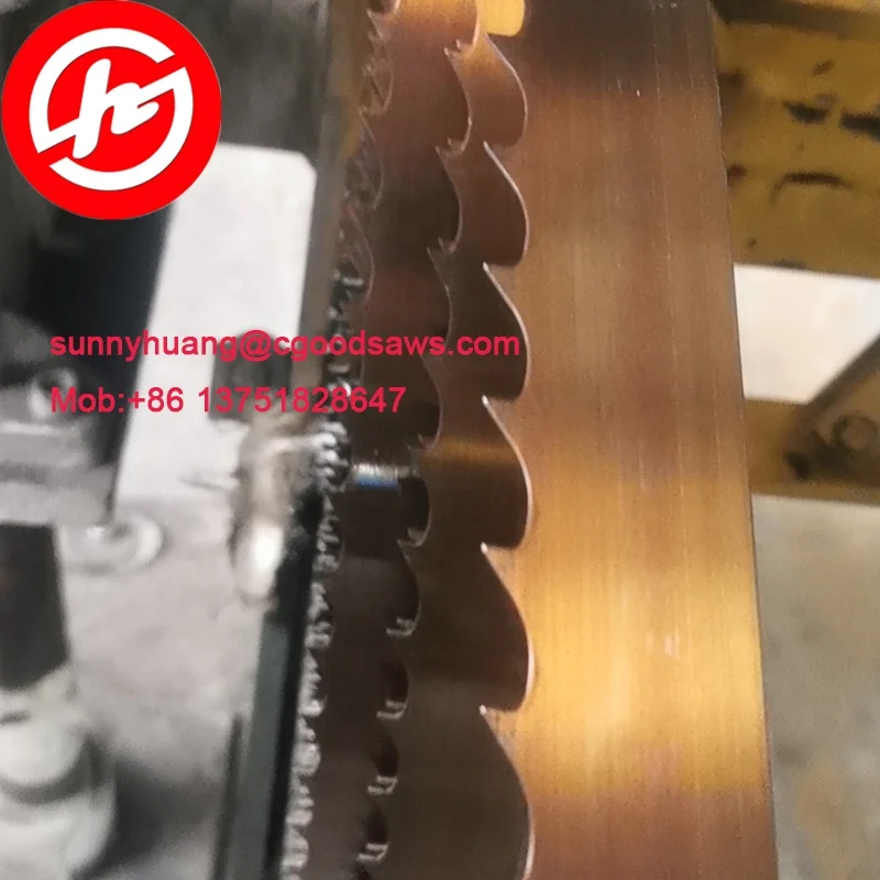 144 sawmill blade hard wood razor model band saw blades for lumber band saw blade