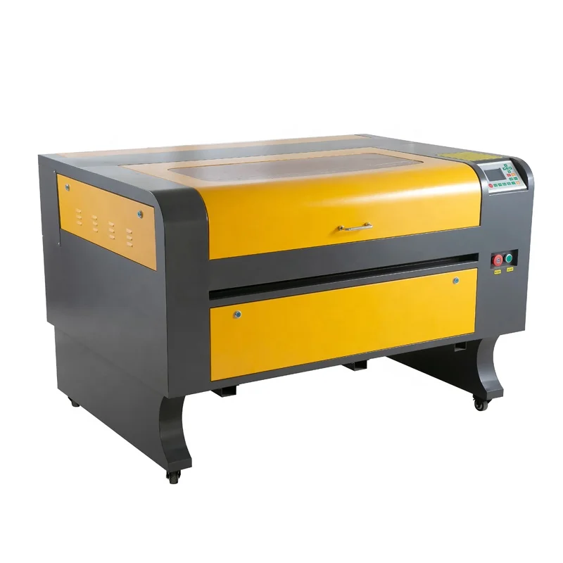 Co2 cnc laser engraving machine laser cutting machine working for wood acrylic leather glass paperboard cutting