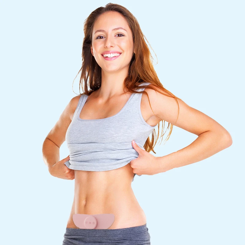 6 Modes Dual Channels Female Period Cramp Menstrual Massager Physiotherapy Period Pain Relief Tens Machine