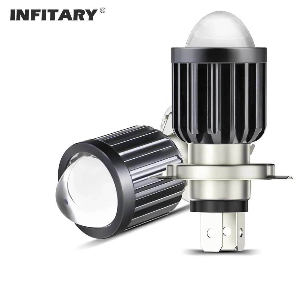 INFITARY new auto lighting system b15d ba20d h6 h4 light two-color best h4 led motorcycle headlight bulb