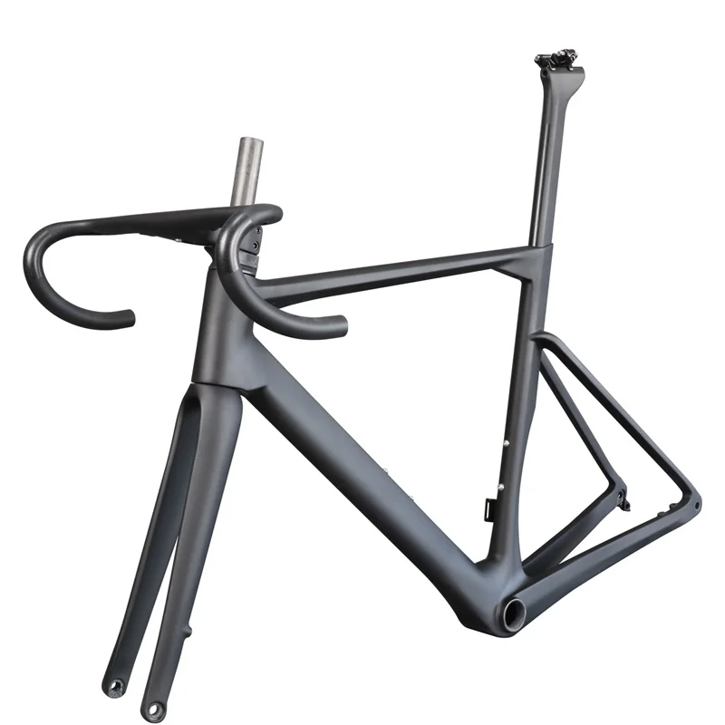 700 Aero Road Bike Frame include Seatpost Handlebar BB86 48/51/54/56/59cm Max Tire 700*25c 100*12 142*12