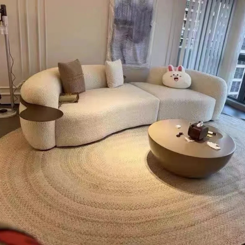 High Quality Wholesale Customizable Size Beige White Living Room Multi-Scene Applied Sofa Set Furniture