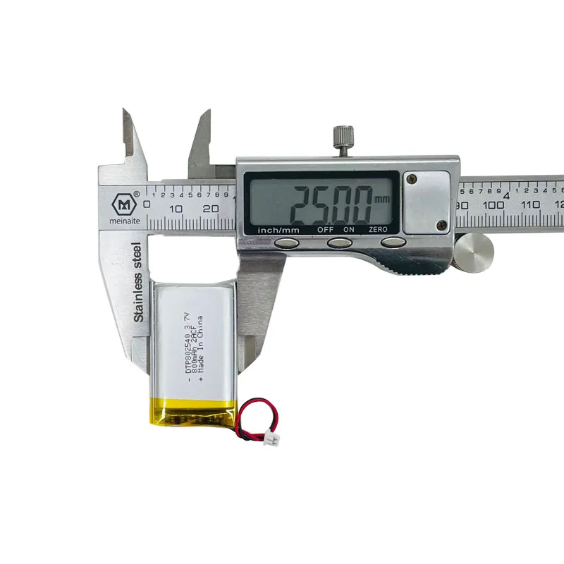 3 7 v батарея DTP802540 800mAh li ion литиевая производитель