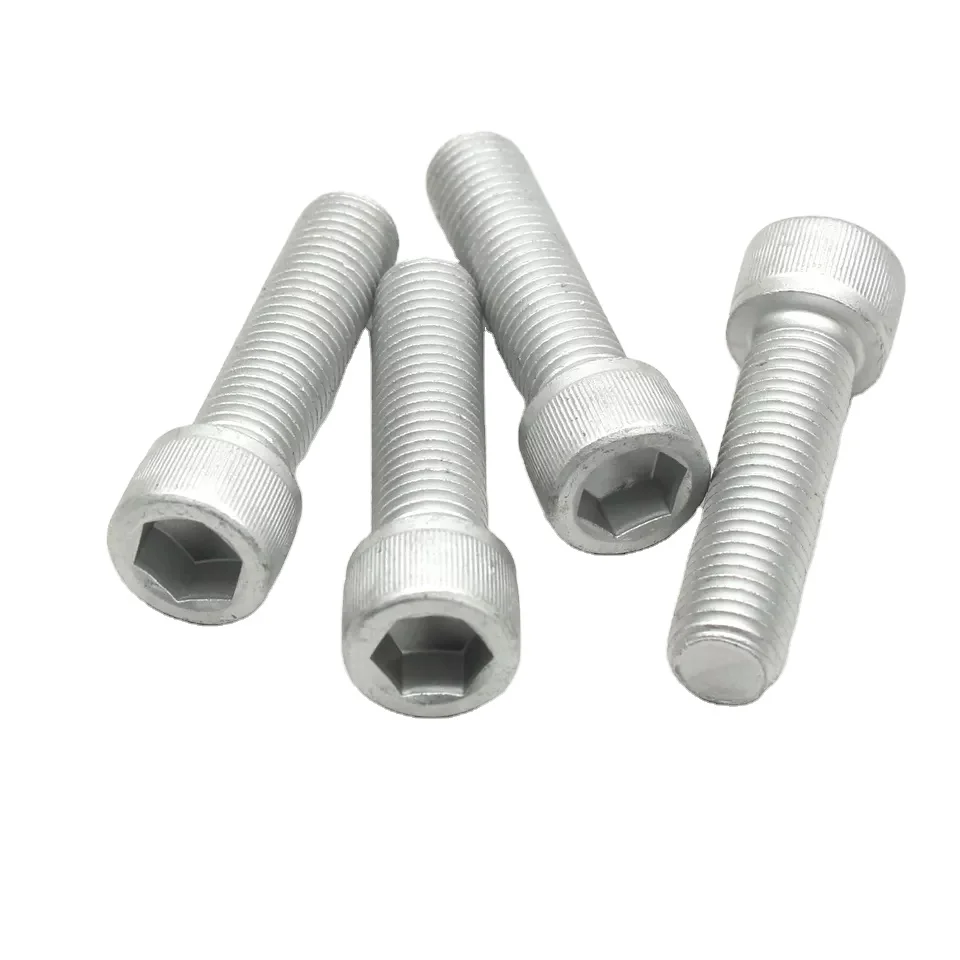 DIN912 High strength Hexagon Socket Head Cap Screws Black oxide zinc hot-galvanize  carbon steel SS304 China factory