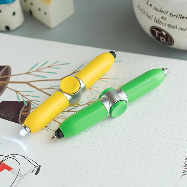 Manufacturing Multi Function Fidget Spinner Stylus Screen Led Light Up Ball Ballpoint Pen