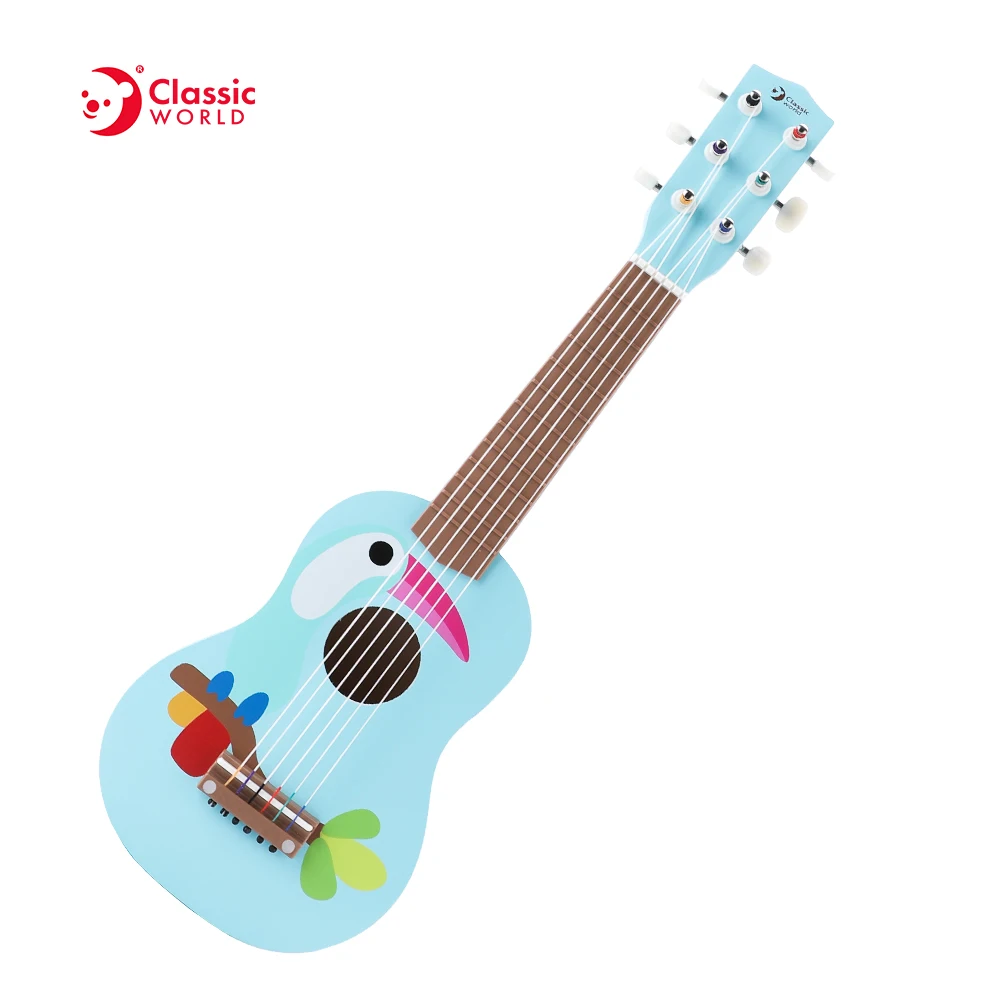 Kids Learning Educational Toys Wooden Musical Instruments Toys Guitar for Boys and Girls