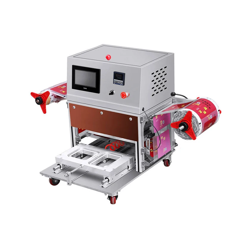 YOUXUAN Electric Automatic Food Tray Sealing Packaging Machine With Vacuum