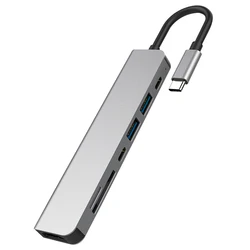 USB 3.0 Multi Slot OTG Card Reader Portable Type-c Smart  USB-C Usb3.0 Card Reader And Usb Hub