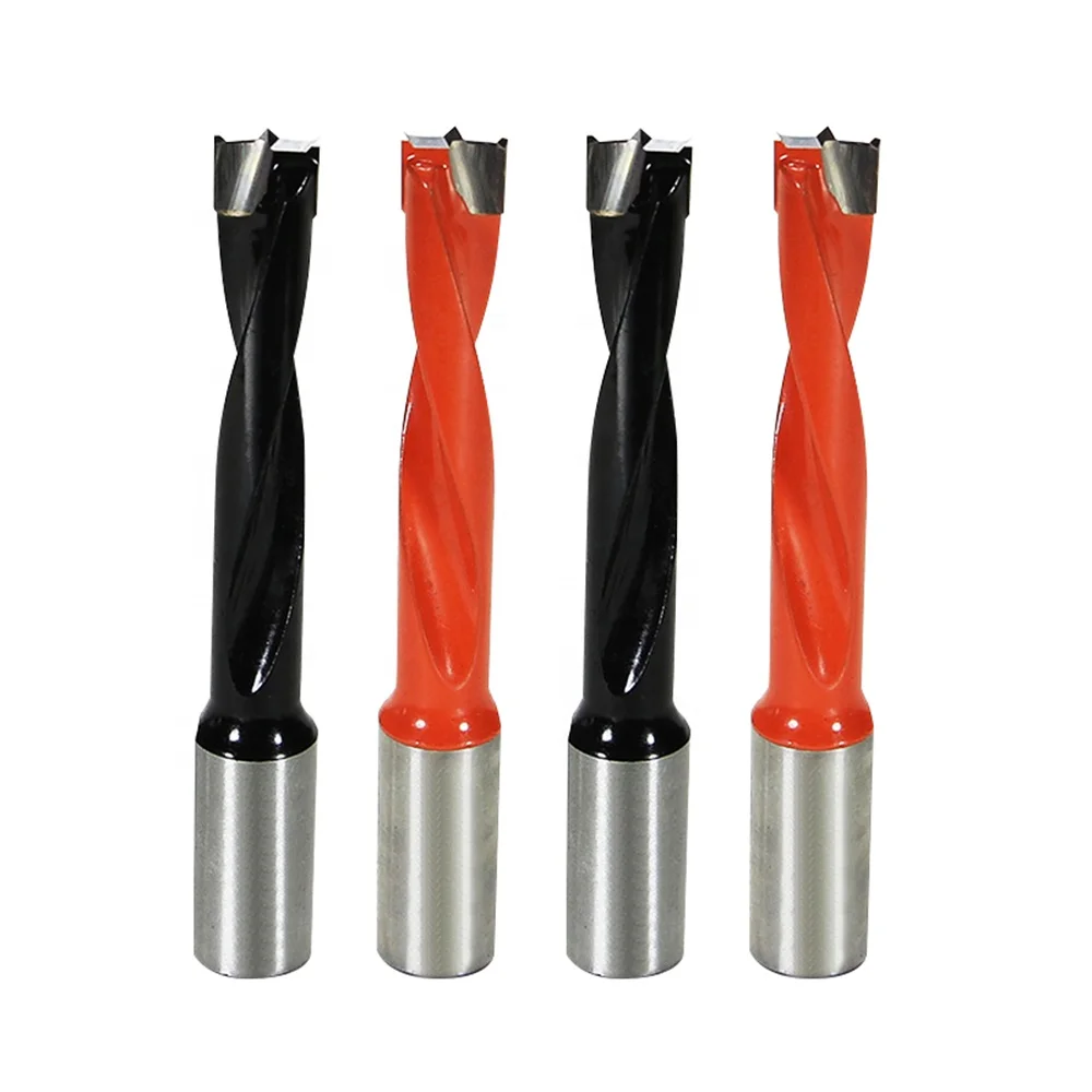 Hot selling Dowel drill bit-brad point, wood cutting Blind hole CNC tool for Row Drill Machine CNC Machine