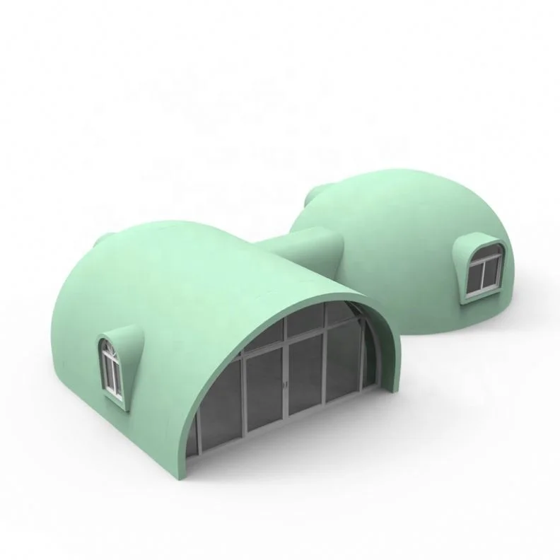 Whole Sale Mini Luxury Living  Prefabricate Contenedor Cottage Log Cabin Ready Dome Eps Prefab Houses Set For Custom