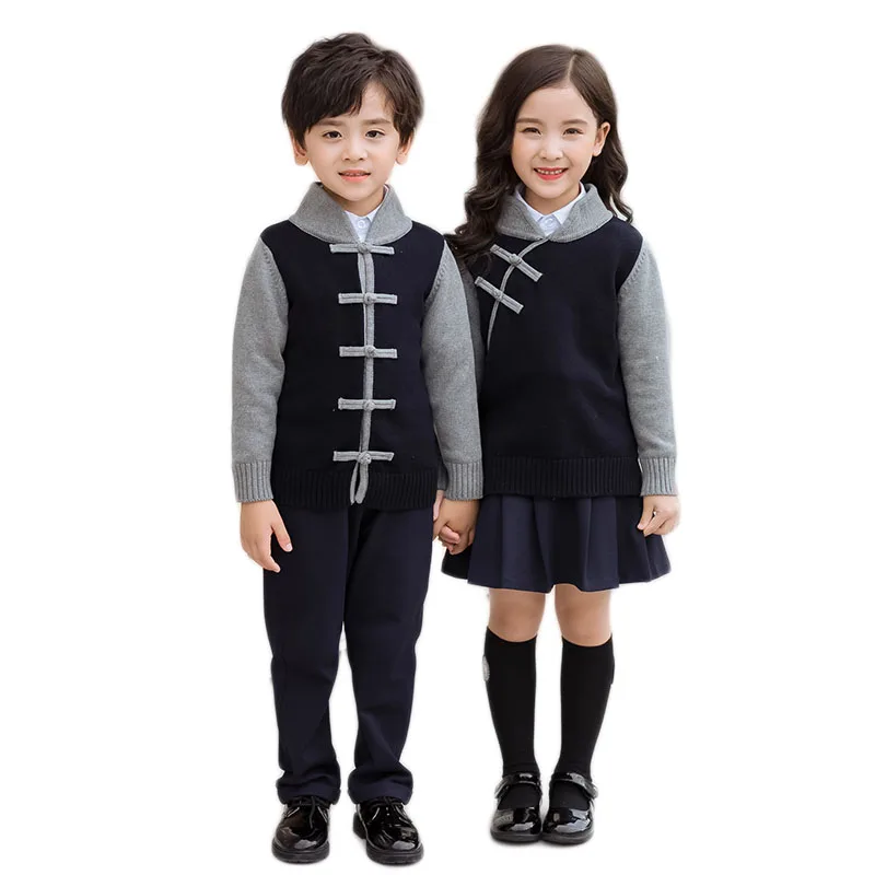 wholesale custom new models kids wear kindergarten school uniforms
