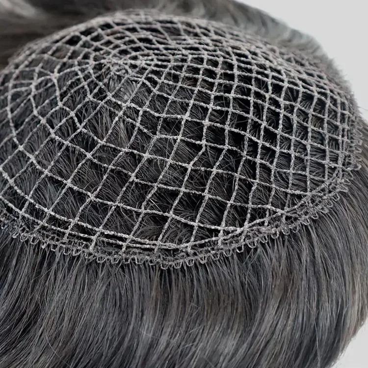 Virgin Hair 6*6.5 Base Fishnet Topper