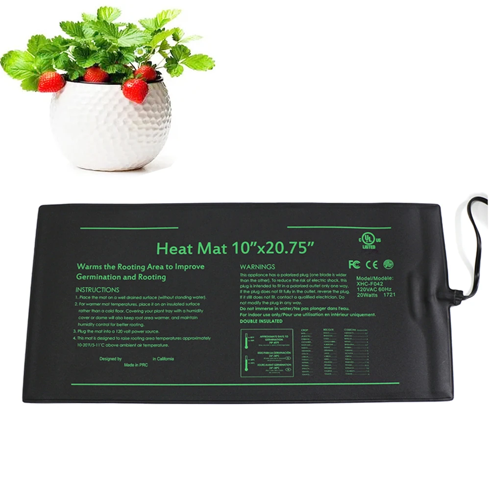 Popular Design Underfloor Tile Heating Floor System Vegetable Seed Growing Seedling Heat Mat Waterproof 21 X 60