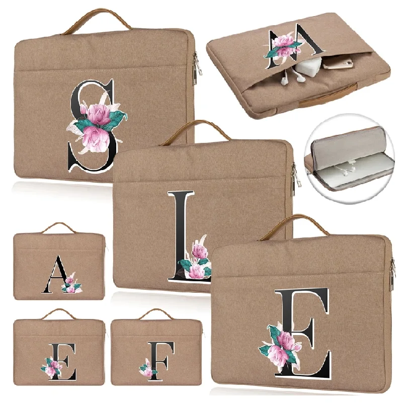 11 13 15 Inch Lightweight Shockproof Handbag Laptop Bag Shoulder Bag Protective Vertical Laptop Bag With Strap For Luggage