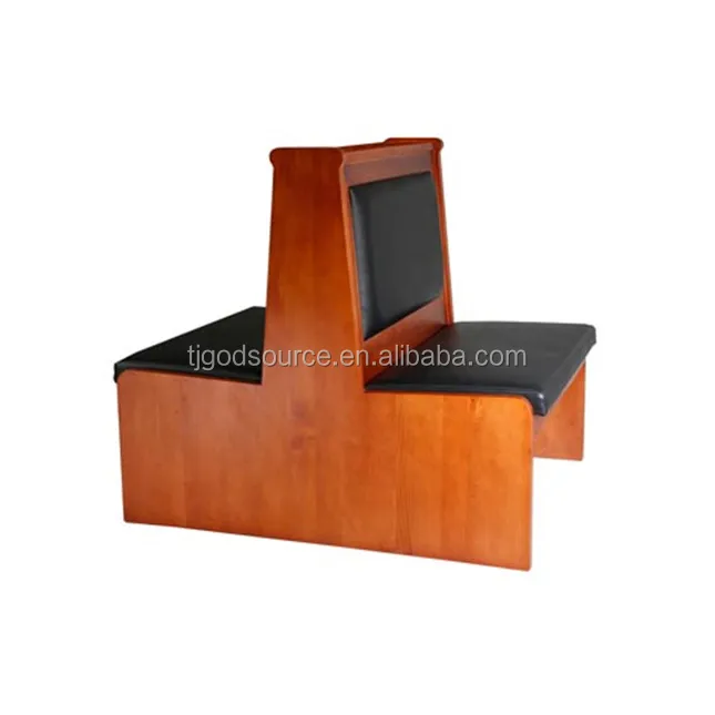 Custom Made Restaurant Cafe Booth Seating High Back Booth Sofa Seating Wood Frame Restaurant Booth